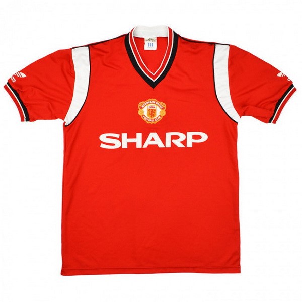 Trikot Manchester United Heim Retro 1984 1986 Rote Trikot Manchester United Heim Retro 1984 1986 Rote